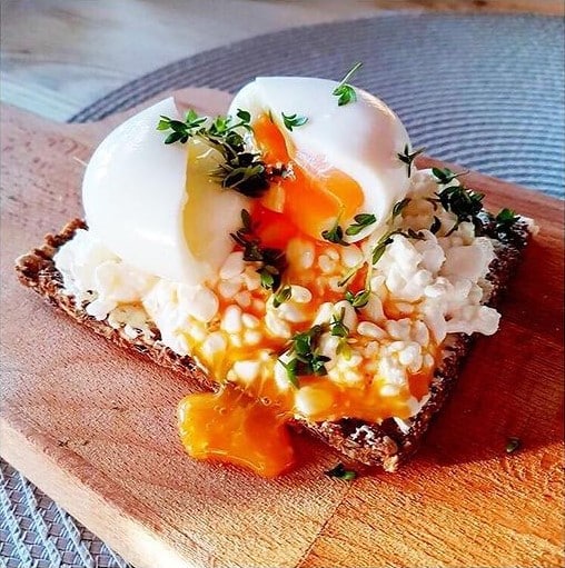 oeuf mollet ricotta