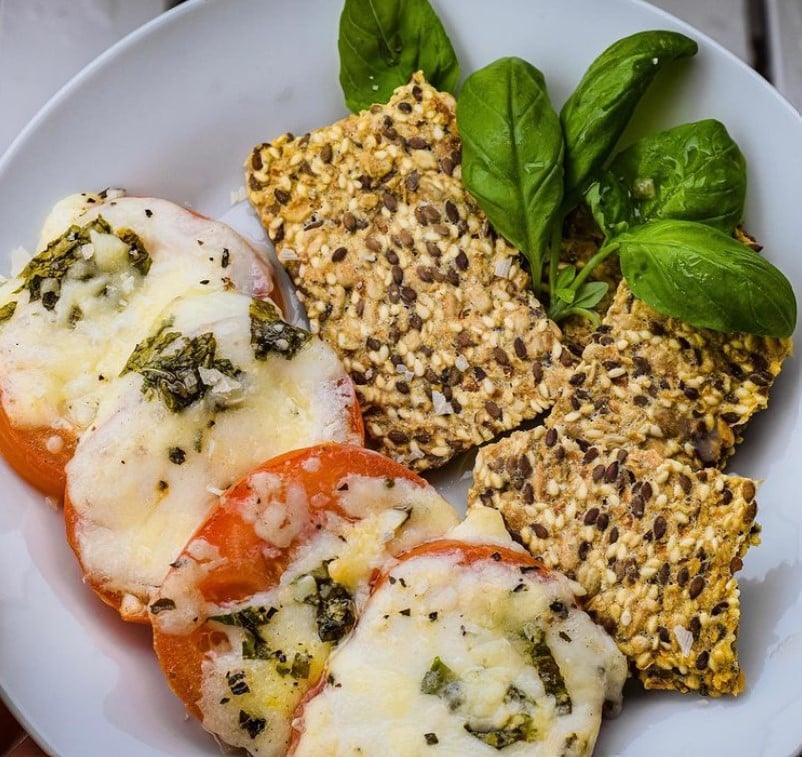 tomate mozza grillée