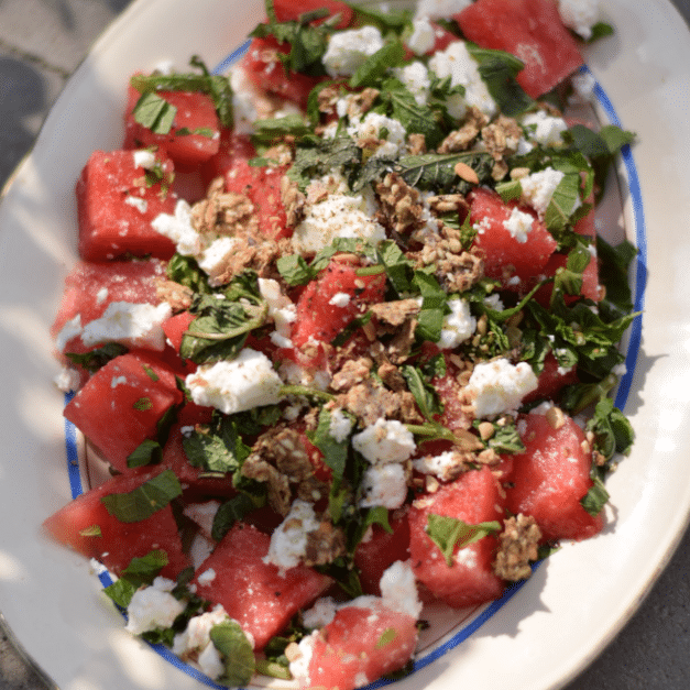 salade de melon feta menthe